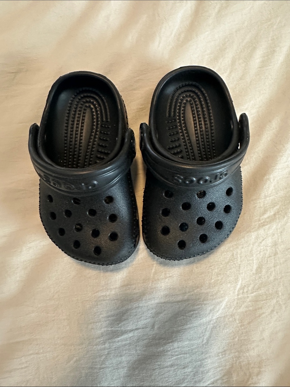 CROCS Kids Black Classic Clog Sandals